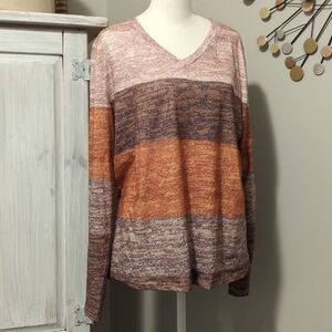 Boutique Top Block Print XL